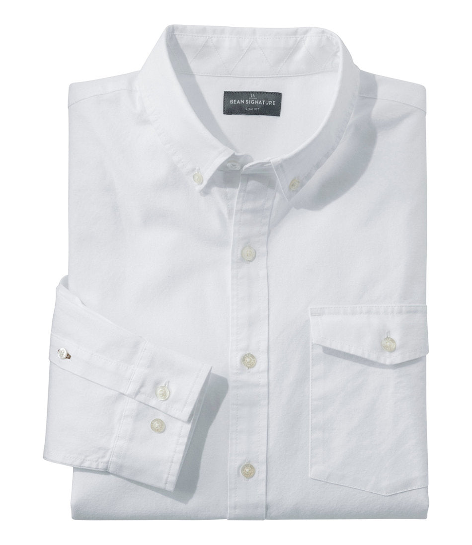 Men's Signature Premium Pima Cotton Oxford Shirt, Long-Sleeve | L.L.Bean online