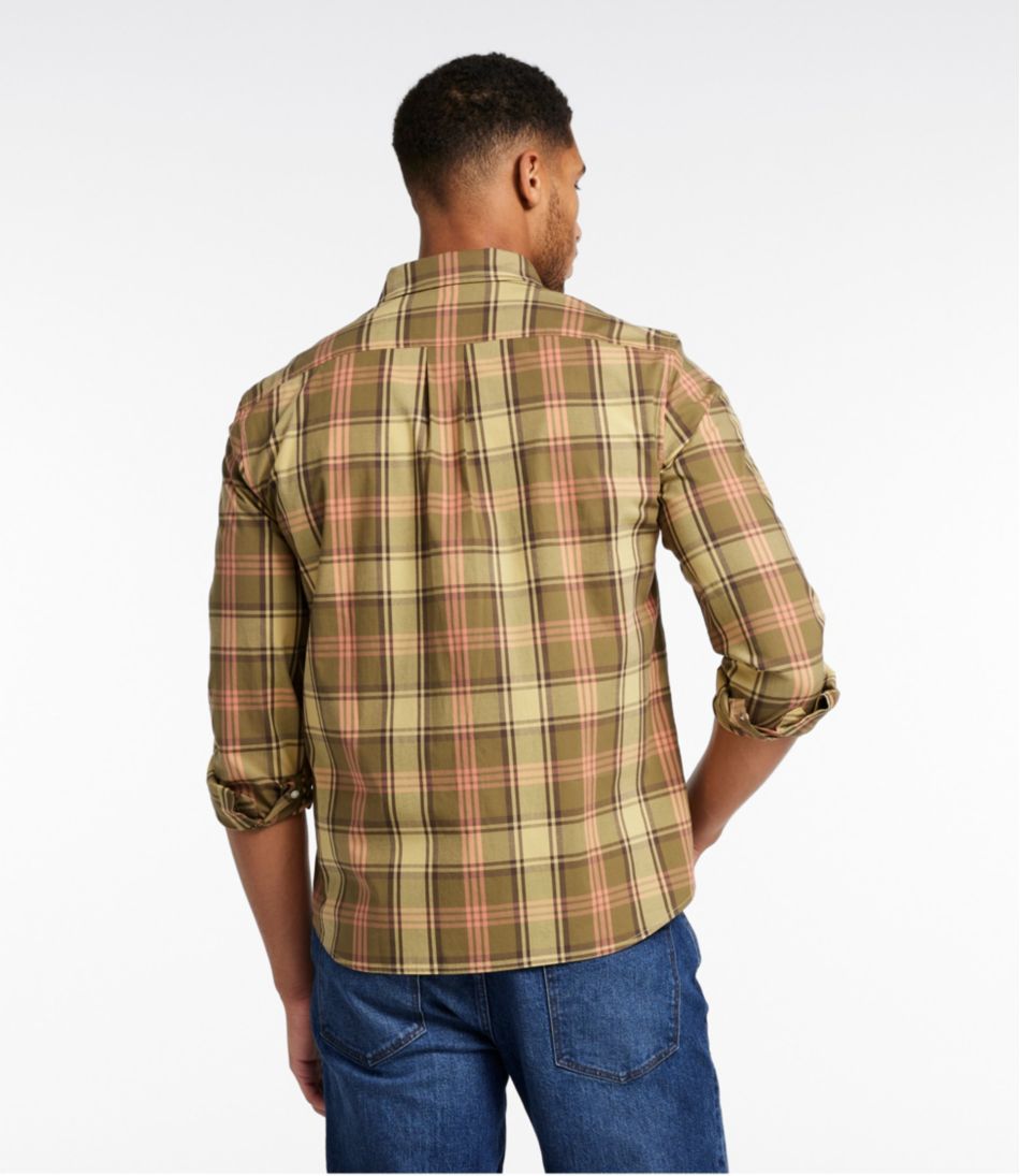Men's Signature Stretch Poplin Shirt, Long-Sleeve, Slim Fit | L.L.Bean US