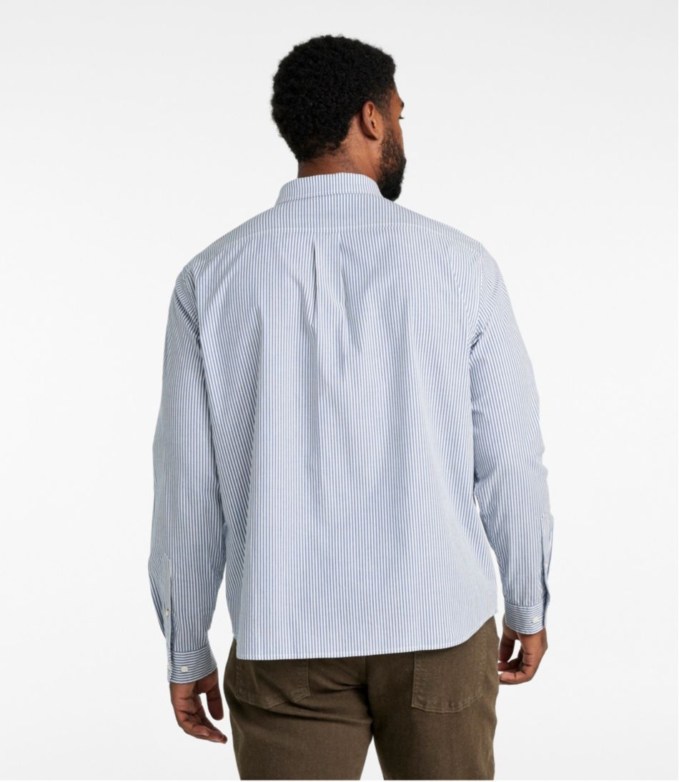Men's Signature Stretch Poplin Shirt, Long-Sleeve, Slim Fit | L.L.Bean US