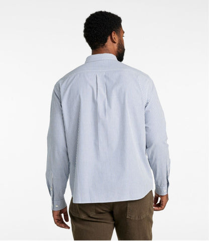 Men's Signature Stretch Poplin Shirt, Long-Sleeve, Slim Fit | L.L.Bean US
