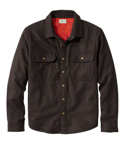 Men's Maine Guide Lightweight Lined Wool Field Shirt | L.L.Bean discount