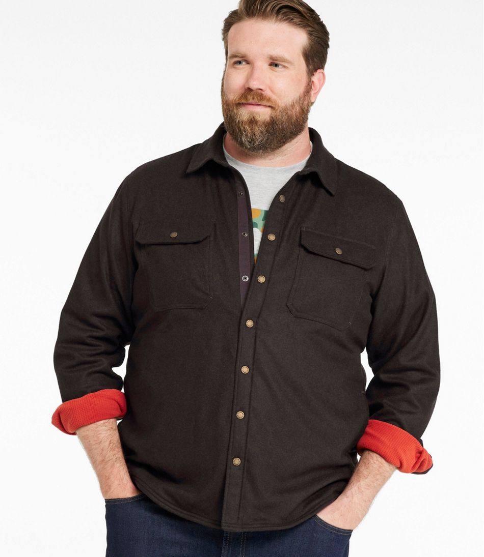 Men's Maine Guide Lightweight Lined Wool Field Shirt | L.L.Bean discount