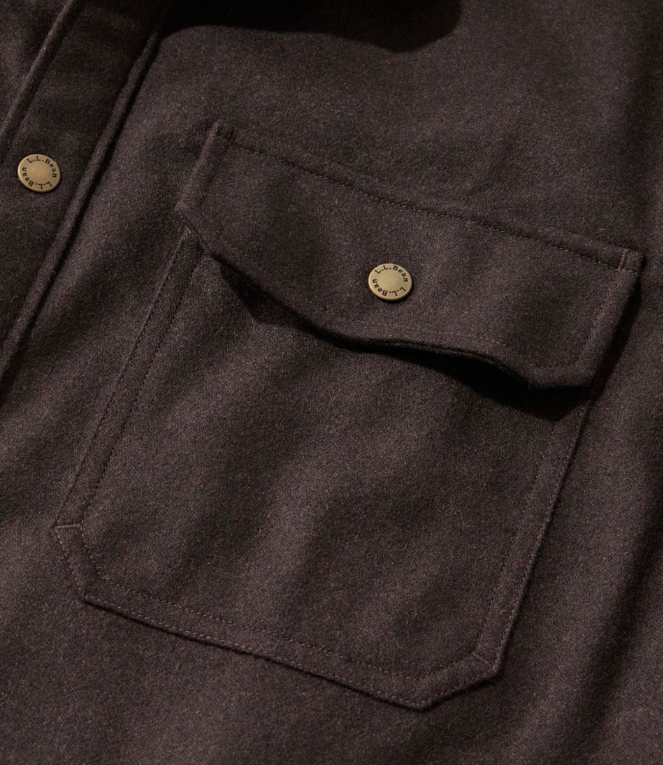 Men's Maine Guide Lightweight Lined Wool Field Shirt | L.L.Bean discount