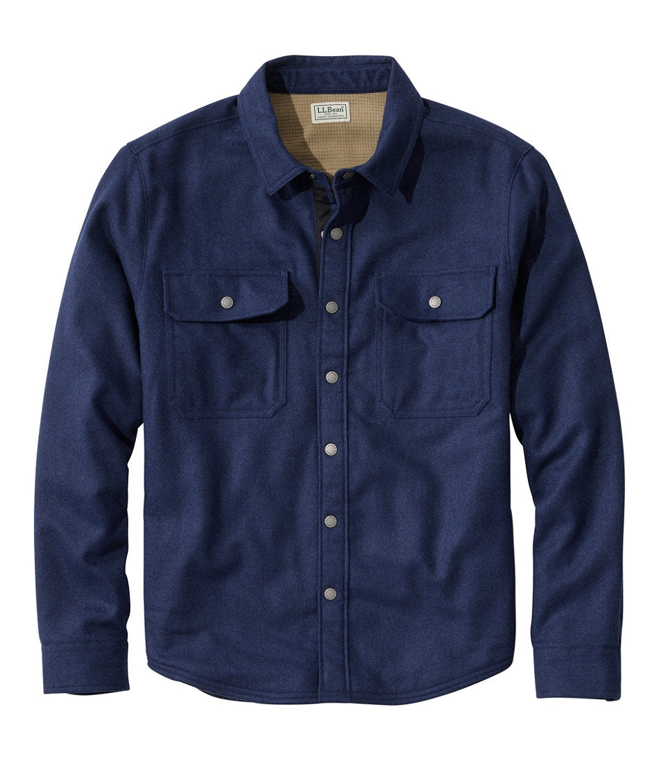 Men's Maine Guide Lightweight Lined Wool Field Shirt | L.L.Bean discount