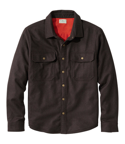 Men's Maine Guide Lightweight Lined Wool Field Shirt | L.L.Bean discount
