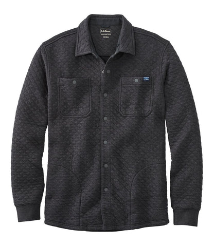 Men's Quilted Sweatshirts, Snap Overshirt | L.L.Bean for sale