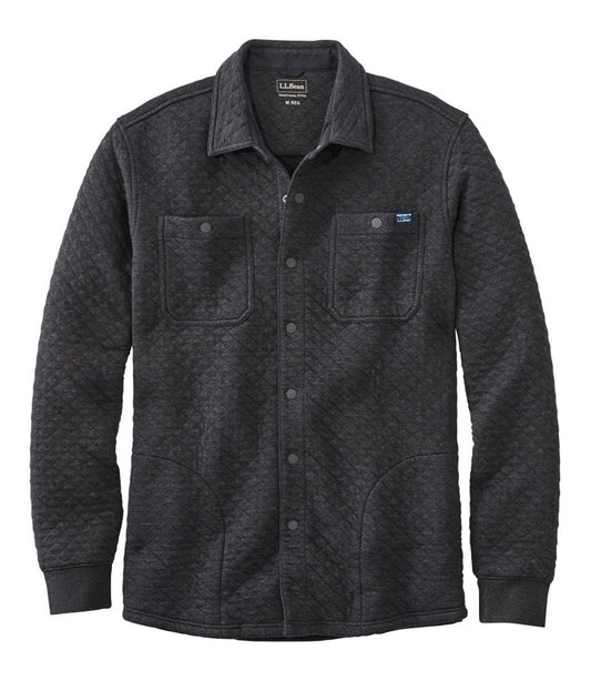 Men's Quilted Sweatshirts, Snap Overshirt | L.L.Bean for sale