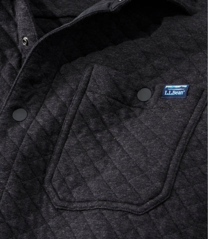 Men's Quilted Sweatshirts, Snap Overshirt | L.L.Bean for sale