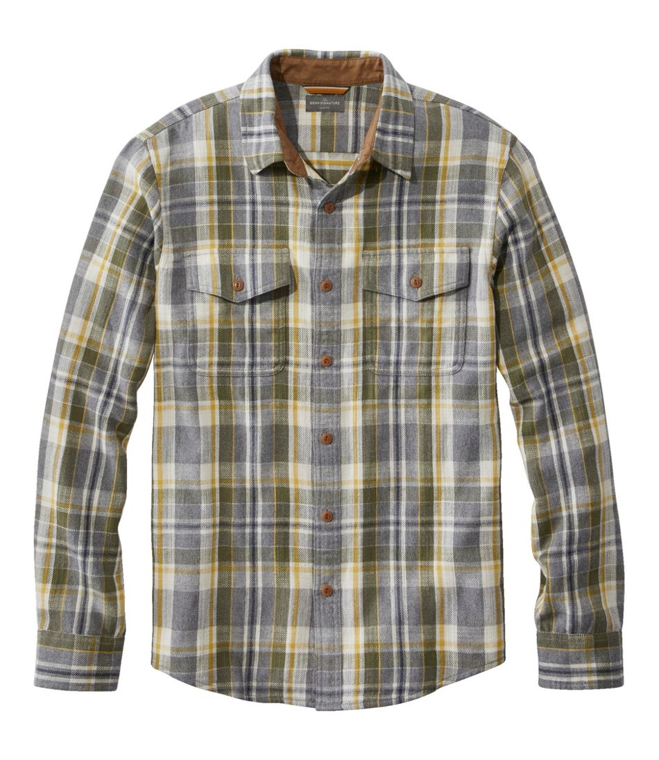 Men's Signature Heritage Textured Flannel Shirt | L.L.Bean US