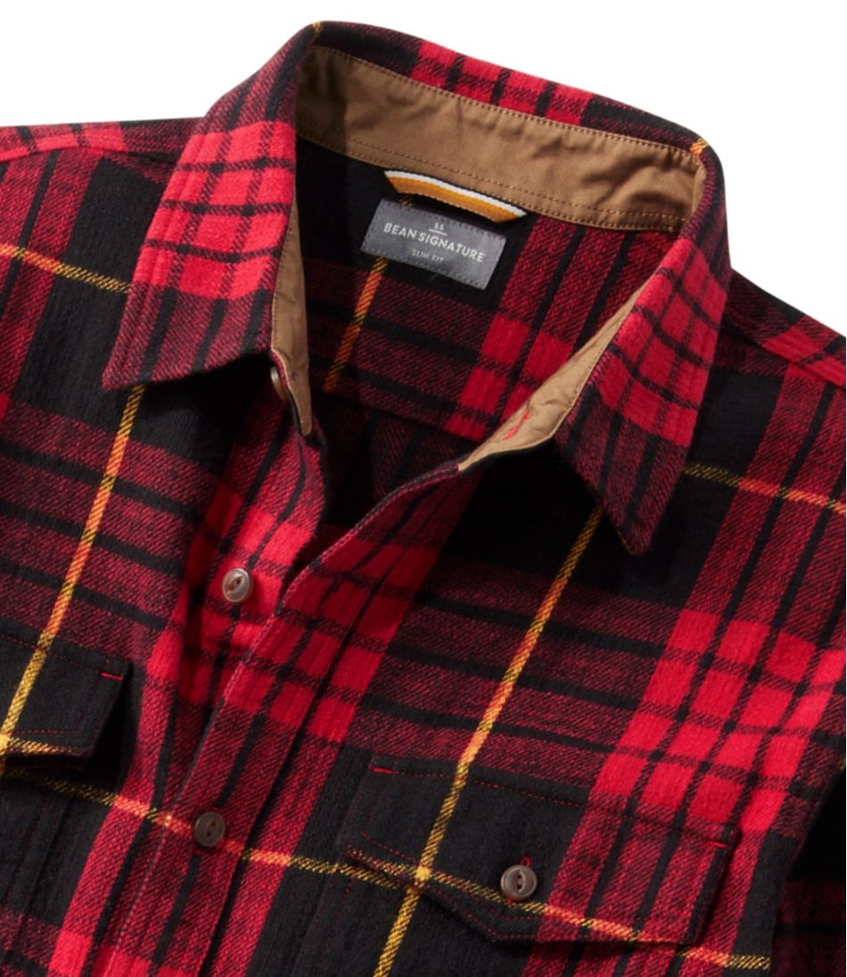 Men's Signature Heritage Textured Flannel Shirt | L.L.Bean US