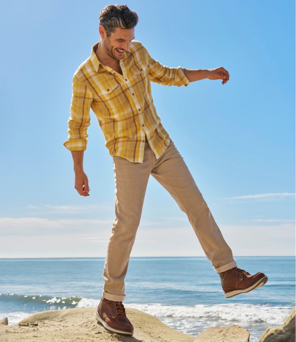 Men's Signature Heritage Textured Flannel Shirt | L.L.Bean US