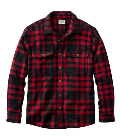 Men's Maine Guide Lightweight Wool Field Shirt, Plaid | L.L.Bean outlet