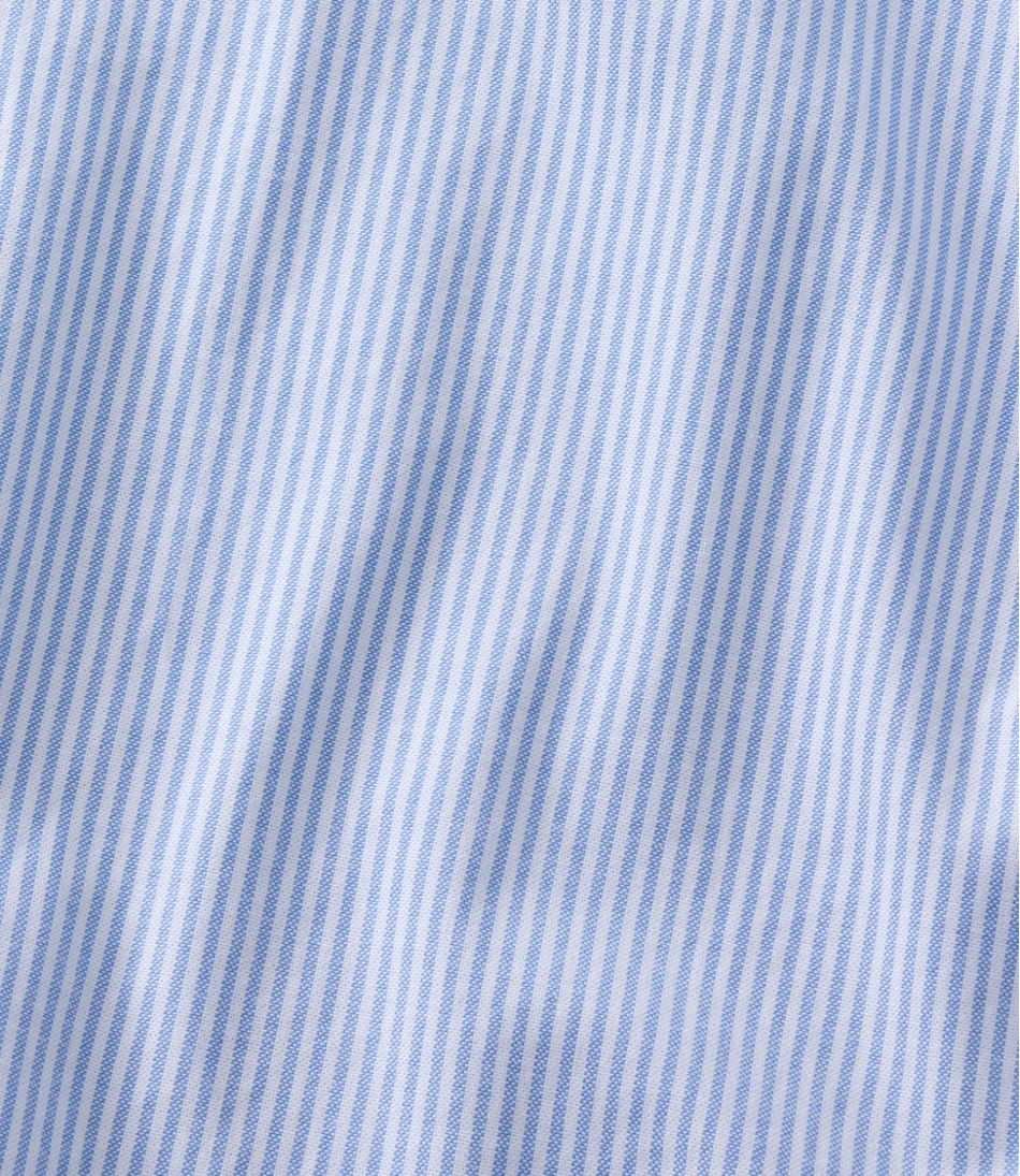 Men's Comfort Stretch Oxford Shirt, Slightly Fitted Untucked Fit, Stripe | L.L.Bean discount