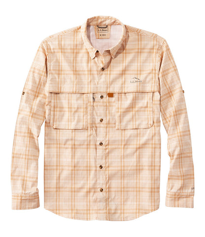 Men's Tropicwear Shirt, Plaid Long-Sleeve | L.L.Bean outlet