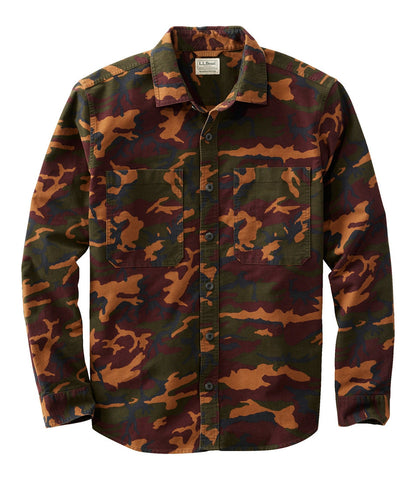 Men's Bean's Moleskin Shirt, Slightly Fitted Untucked Fit, Print | L.L.Bean discount