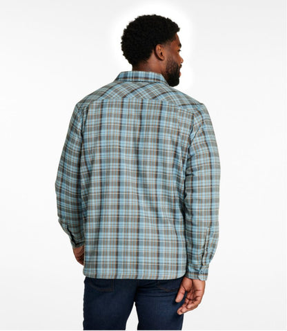 Men's Katahdin Performance Flannel Shirt-Jacket, Hi-Pile Fleece-Lined Plaid | L.L.Bean discount