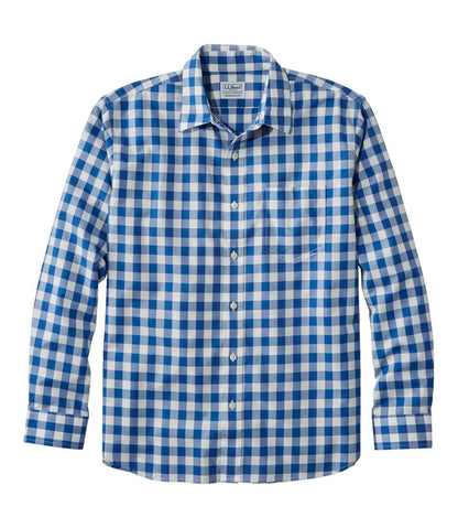 Men's Bean's Wrinkle-Free Everyday Shirt, Traditional Untucked Fit, Plaid, Long-Sleeve | L.L.Bean online