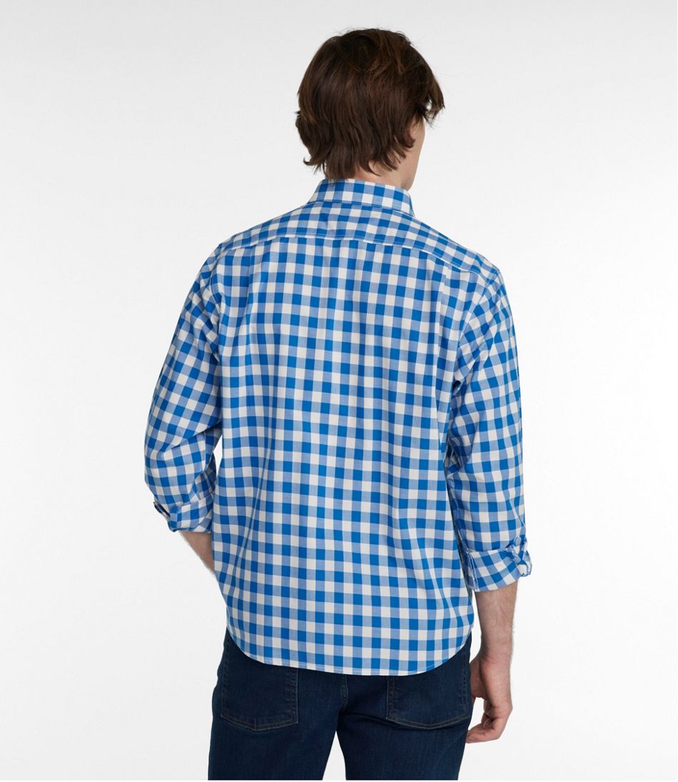 Men's Bean's Wrinkle-Free Everyday Shirt, Traditional Untucked Fit, Plaid, Long-Sleeve | L.L.Bean online