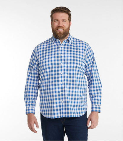 Men's Bean's Wrinkle-Free Everyday Shirt, Traditional Untucked Fit, Plaid, Long-Sleeve | L.L.Bean online