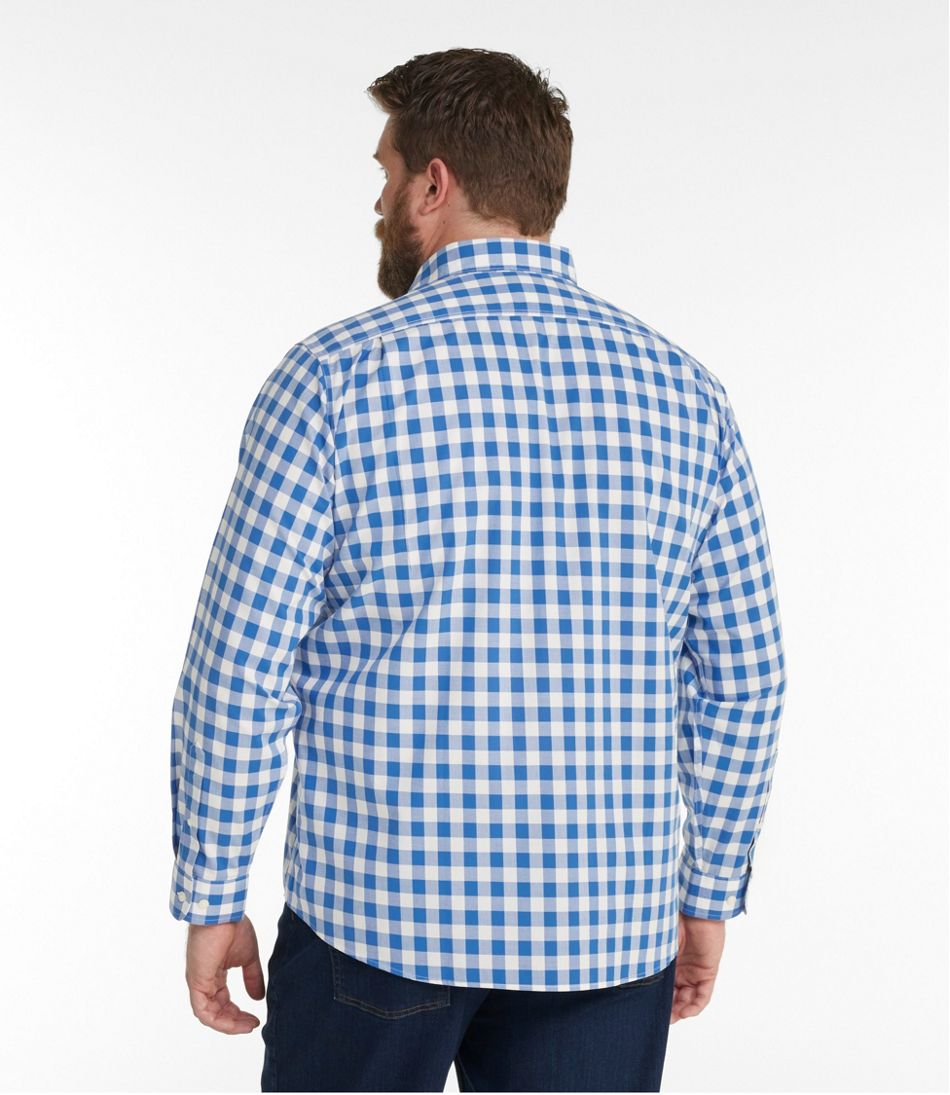 Men's Bean's Wrinkle-Free Everyday Shirt, Traditional Untucked Fit, Plaid, Long-Sleeve | L.L.Bean online