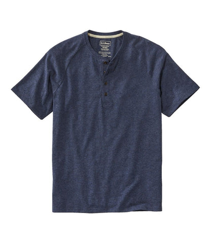 Men's Comfort Stretch Pima Tee Shirt, Short-Sleeve Henley | L.L.Bean outlet
