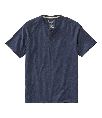 Men's Comfort Stretch Pima Tee Shirt, Short-Sleeve Henley | L.L.Bean outlet