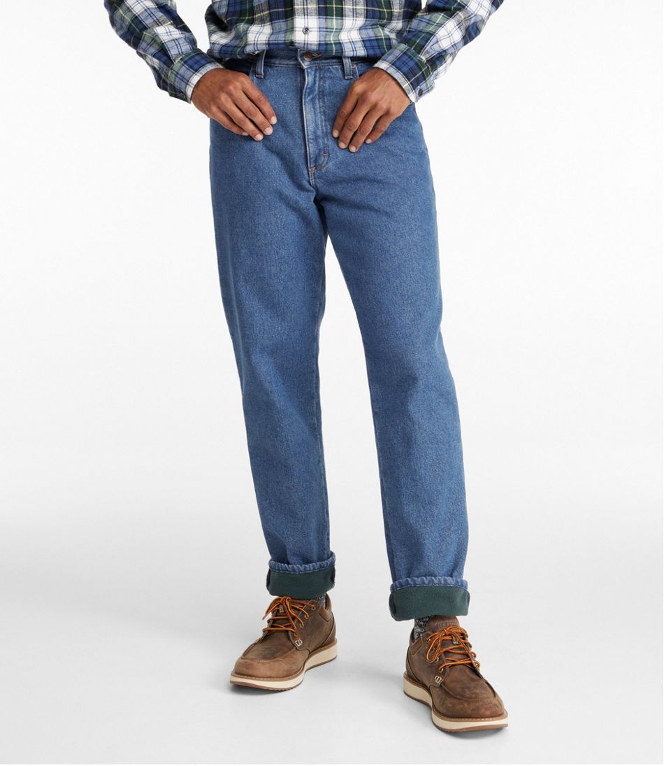 Men's Double L® Jeans, Classic Fit, Fleece-Lined | L.L.Bean online