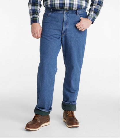 Men's Double L® Jeans, Classic Fit, Fleece-Lined | L.L.Bean online