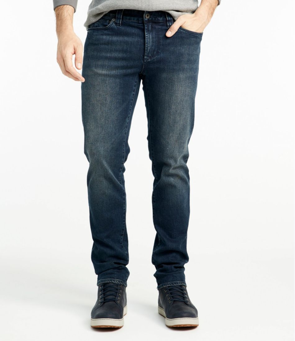 Men's Signature Five-Pocket Jeans with Stretch, Slim Straight | L.L.Bean online