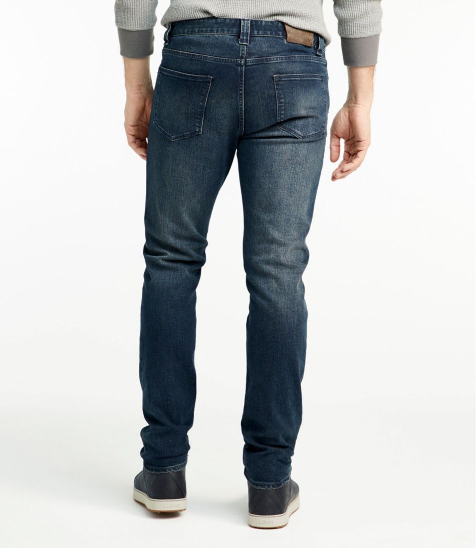 Men's Signature Five-Pocket Jeans with Stretch, Slim Straight | L.L.Bean online