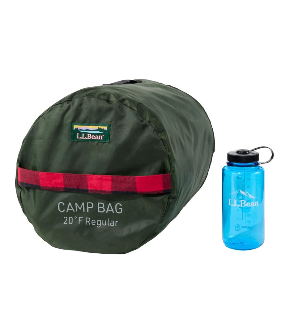 Adults' Flannel Lined Camp Sleeping Bag, 20° | L.L.Bean discount