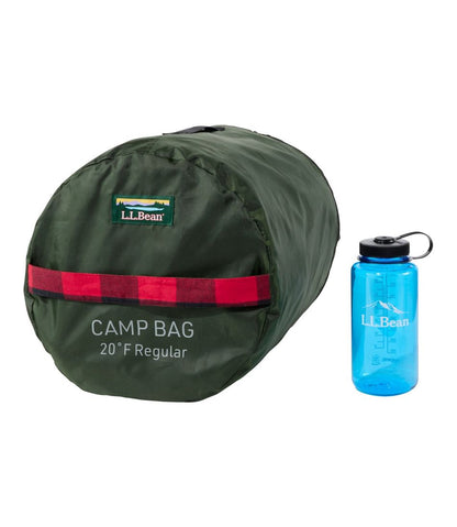 Adults' Flannel Lined Camp Sleeping Bag, 20° | L.L.Bean discount
