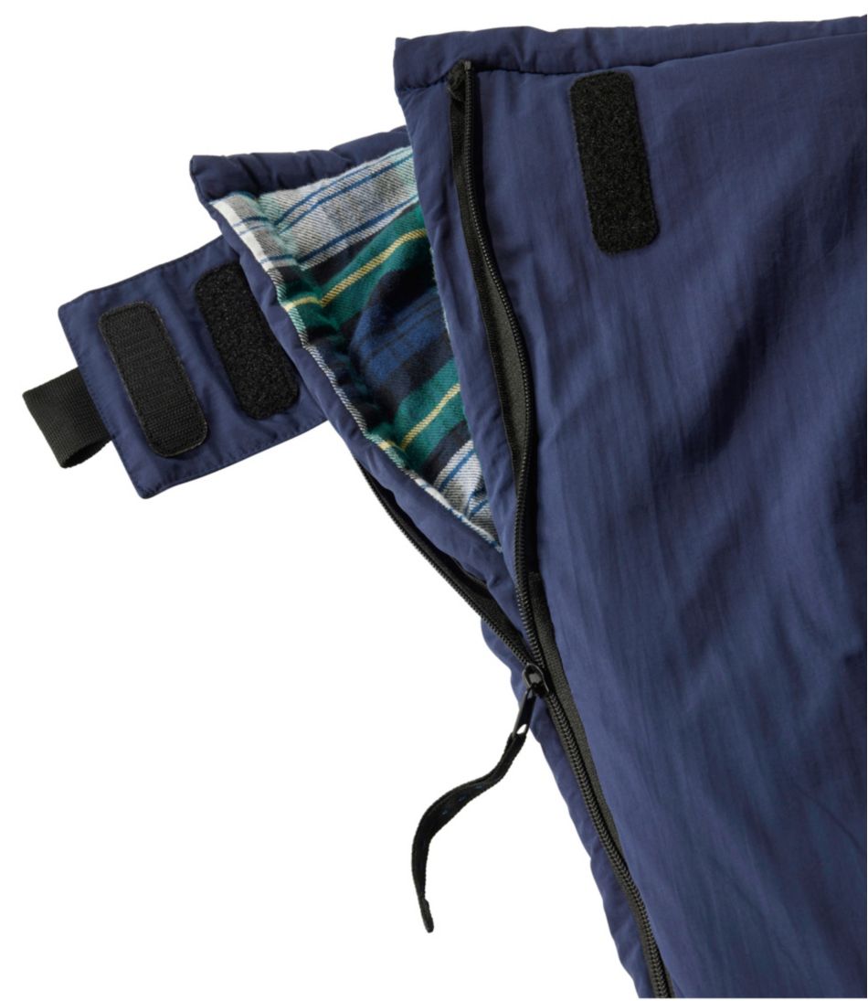 Adults' Flannel Lined Camp Sleeping Bag, 20° | L.L.Bean discount