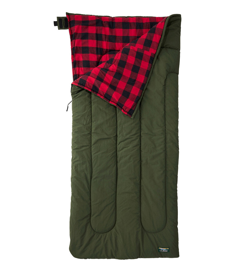 Adults' Flannel Lined Camp Sleeping Bag, 20° | L.L.Bean discount