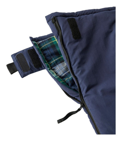 Kids' Flannel Lined Camp Sleeping Bag, 40° | L.L.Bean for sale