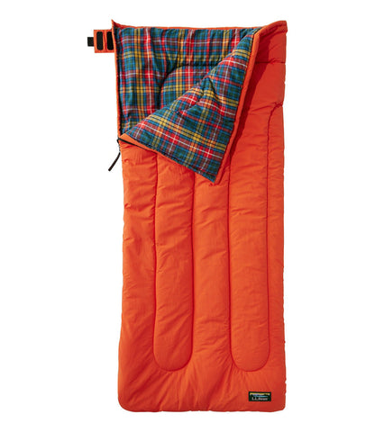 Kids' Flannel Lined Camp Sleeping Bag, 40° | L.L.Bean for sale