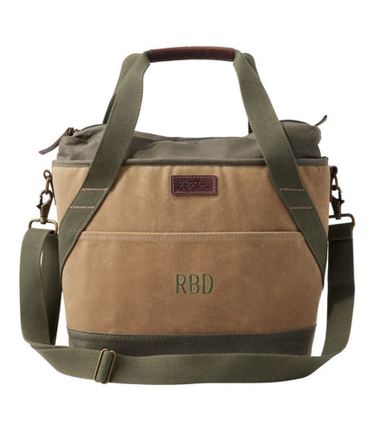 Insulated Waxed-Canvas Tote, Medium | L.L.Bean for sale