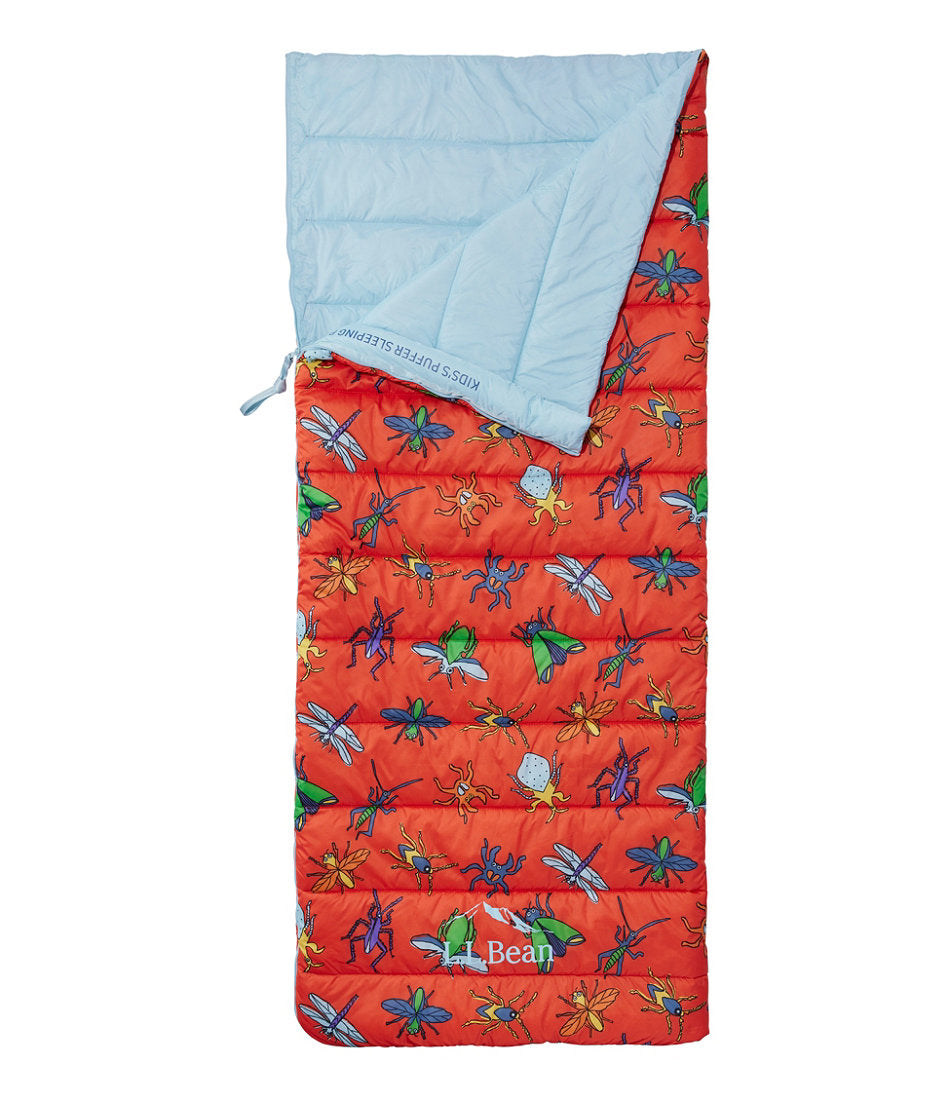 Kids' Puffer Sleeping Bag, 40° Print | L.L.Bean on sale