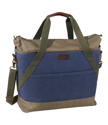Insulated Waxed-Canvas Tote, Large | L.L.Bean US