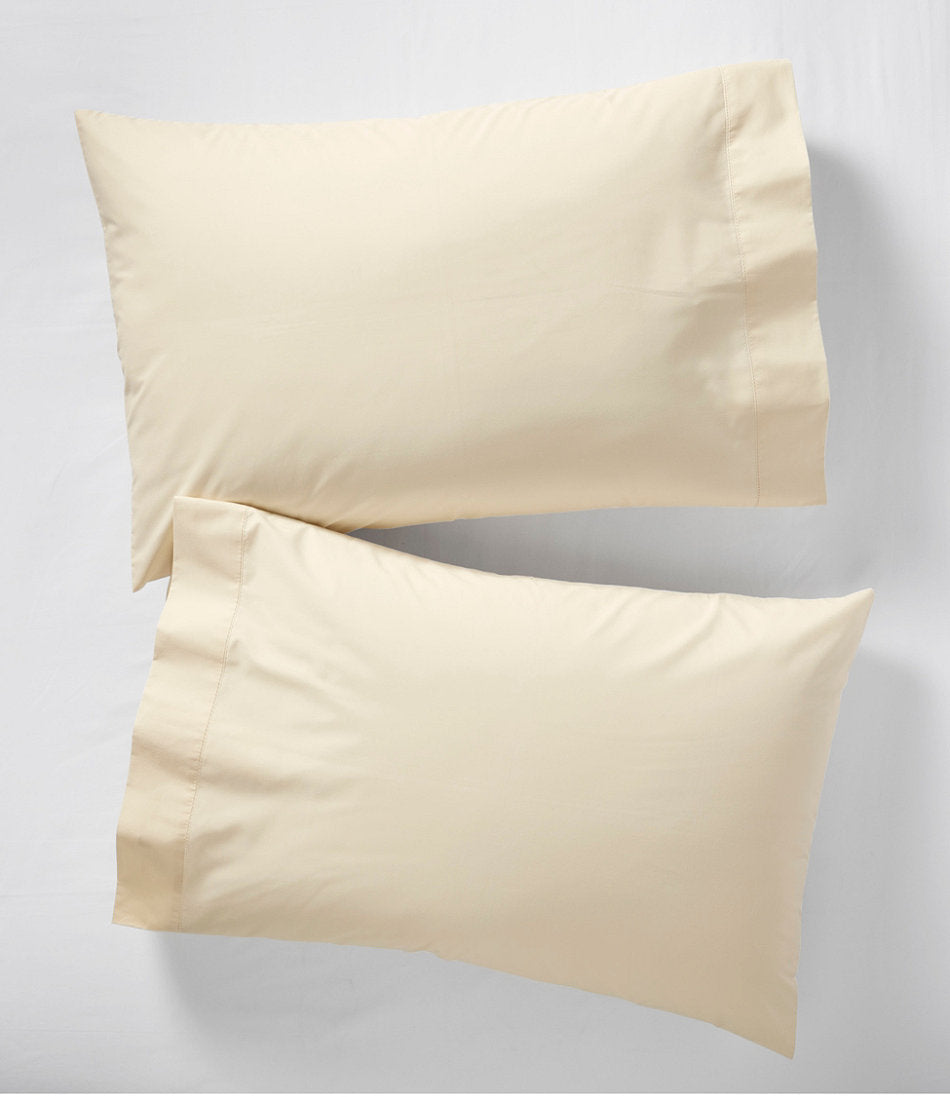280-Thread-Count Pima Cotton Percale Pillowcases, Set of Two | L.L.Bean discount