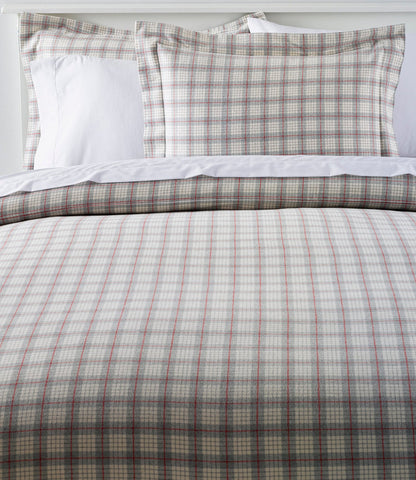 Heritage Chamois Flannel Comforter Cover Collection, Plaid | L.L.Bean online