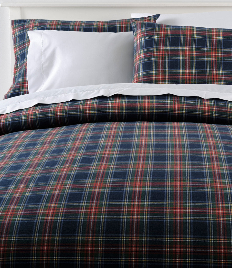 Heritage Chamois Flannel Comforter Cover Collection, Plaid | L.L.Bean online