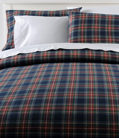 Heritage Chamois Flannel Comforter Cover Collection, Plaid | L.L.Bean online