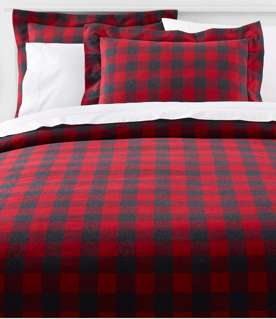 Heritage Chamois Flannel Comforter Cover Collection, Plaid | L.L.Bean online