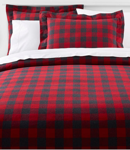 Heritage Chamois Flannel Comforter Cover Collection, Plaid | L.L.Bean online