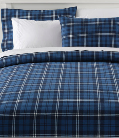 Heritage Chamois Flannel Comforter Cover Collection, Plaid | L.L.Bean online