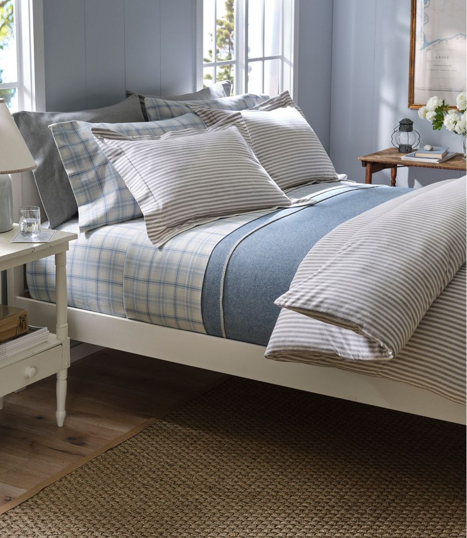 Ultrasoft Comfort Flannel Sheet Set, Plaid | L.L.Bean US