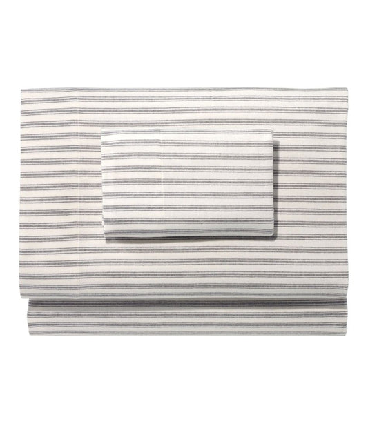 Ultrasoft Comfort Flannel Sheet Set, Stripe | L.L.Bean outlet