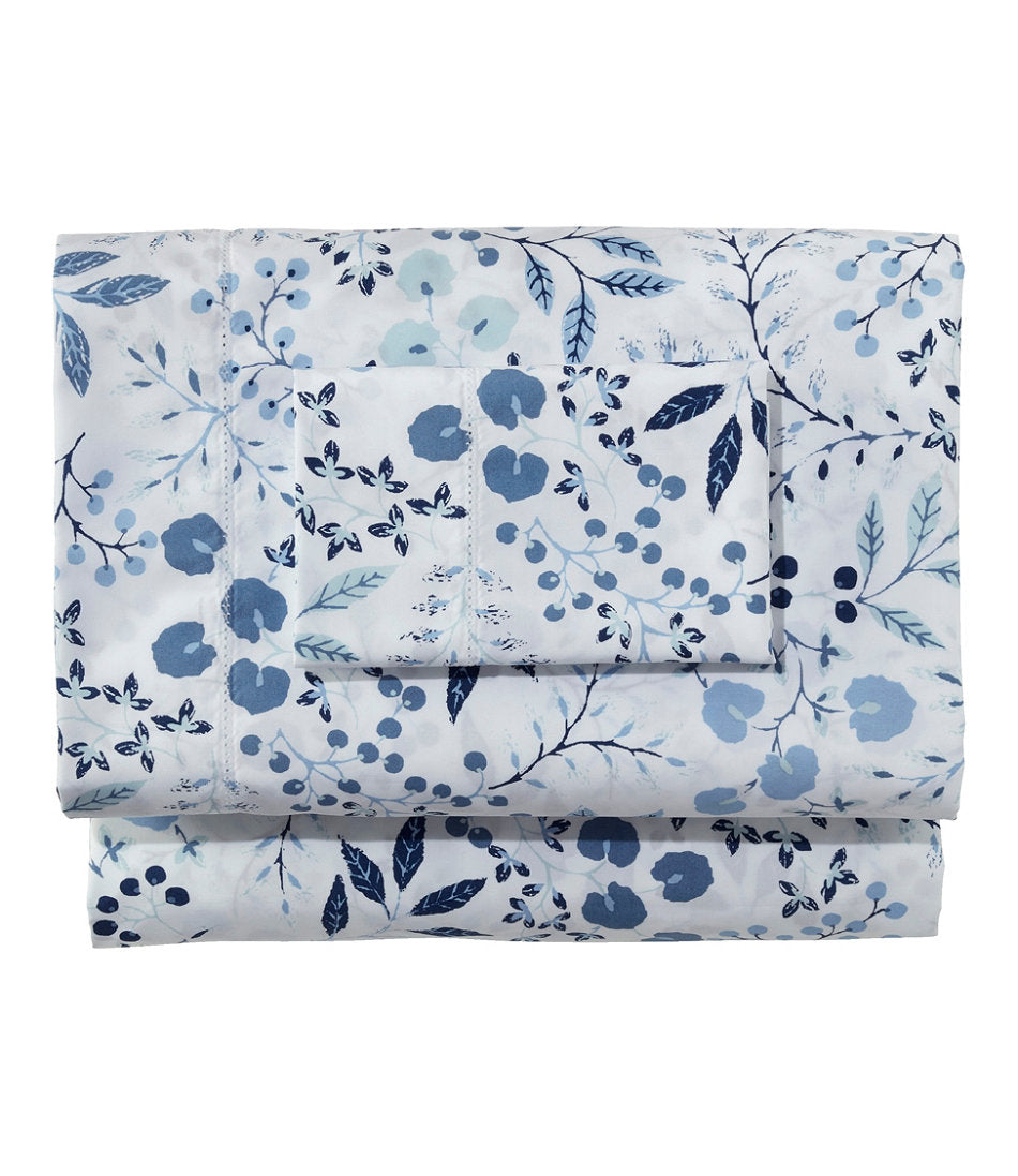 280-Thread-Count Pima Cotton Percale Sheet Set, Print | L.L.Bean US