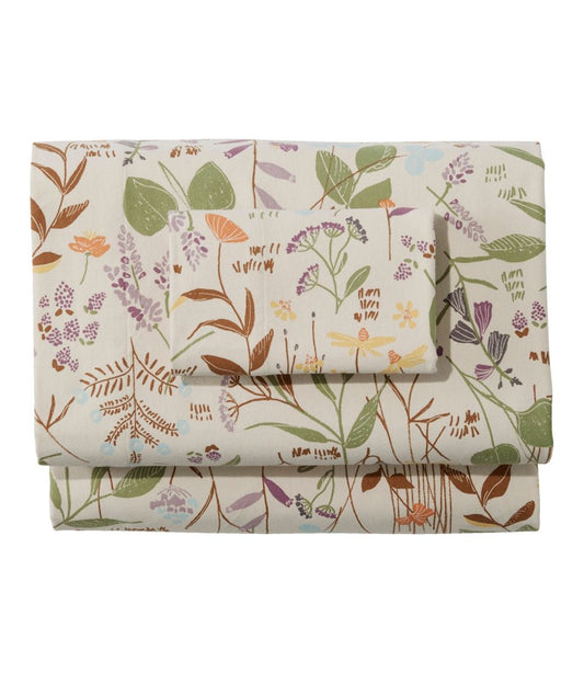 Birch Floral Flannel Sheet Collection | L.L.Bean for sale